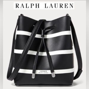 Ralph Lauren | Stripes Elegant Leather Purse
